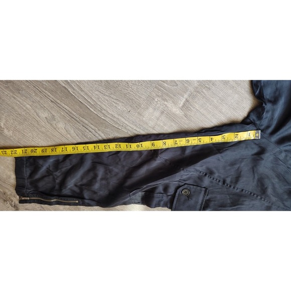 BCBGMAXAZRIA Cargo Jogger Pants Size XS Pull On Zip Accent - Picture 7 of 9